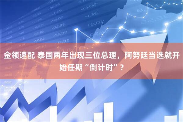 金领速配 泰国两年出现三位总理，阿努廷当选就开始任期“倒计时”？