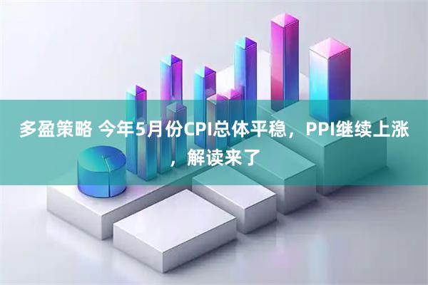 多盈策略 今年5月份CPI总体平稳，PPI继续上涨，解读来了